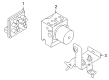 Ford E-150 Brake Fluid Pump Diagram - 9C2Z-2C215-B