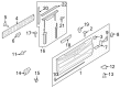 Ford F-150 Lightning Tailgate Lock Diagram - HC3Z-9943170-A