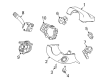 Ford Taurus Steering Column Cover Diagram - AG1Z-3530-AD