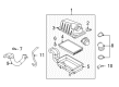 Ford Focus Air Intake Hose Diagram - 2M5Z-6A664-AA