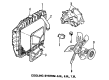 Ford E-250 Econoline Water Hose Diagram - E7UZ8286A