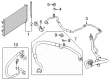 Ford Maverick A/C Hose Diagram - NZ6Z-19D742-A