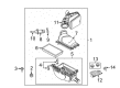 Ford Air Intake Hose Diagram - 9G1Z-9B659-A
