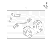 Ford Taurus Horn Diagram - 8G1Z-13832-B