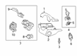 Ford Ranger Ignition Lock Assembly Diagram - KB3Z-11582-A