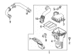 Ford Fiesta PCV Hose Diagram - G2BZ-9F788-A