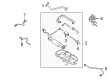 Ford PCV Hose Diagram - 5R3Z-6758-A