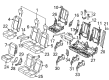 Ford Transit-350 HD Seat Covers Diagram - LK4Z-9963804-AV