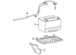 Ford E-350 Econoline Car Battery Diagram - BH-50