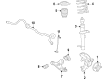 Ford Taurus X Sway Bars Diagram - 8A4Z-5482-A