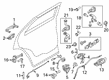 Ford Explorer Exterior Door Handle Diagram - FB5Z-7822404-GA