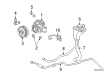 Ford Thunderbird Power Steering Pump Diagram - 1W4Z-3A674-BARM