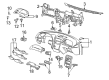 Ford Dash Panel Vent Portion Covers Diagram - 3R3Z-6304338-BAE