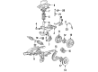 Ford Thunderbird Brake Rotor Diagram - YF6Z-1V125-C