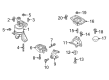 Ford Edge Engine Mount Bracket Diagram - K2GZ-6E042-A