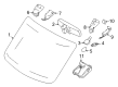 Ford Transit-250 Windshield Diagram - EK4Z-6103100-A