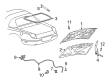 Ford Thunderbird Liftgate Lift Support Diagram - 1W6Z-76406A10-AA