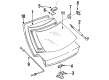 Ford Escort Liftgate Lift Support Diagram - F3CZ61406A10A