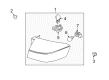 Ford Focus Light Socket Diagram - 8S4Z-13411-B