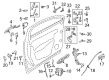 Ford Focus Door Lock Actuator Diagram - BF6Z-5421812-D