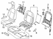 Ford E-Transit Seat Covers Diagram - HK4Z-9964417-AF