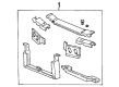Ford Windstar Radiator Support Diagram - XF2Z-16138-BA