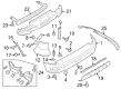 Ford Bumper Cover Diagram - GN1Z-17K835-F