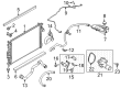 Ford Coolant Reservoir Hose Diagram - CV6Z-8286-T