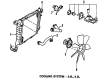 Ford Radiator fan Diagram - 1L5Z-8600-AB