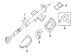 Ford Escape Steering Column Diagram - 6M6Z-3C529-AA