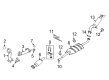 Ford Escape Catalytic Converter Diagram - AL8Z-5E212-G