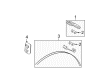 Ford TPMS Sensor Diagram - 8C2Z-1A189-A