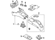 Ford Escort Center Console Base Diagram - F8CZ54045A36AAC