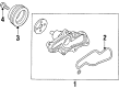 Ford Probe Water Pump Gasket Diagram - F32Z8507C