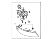 Ford Taurus Light Socket Diagram - E8PZ-13411-C