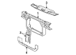 Ford Crown Victoria Radiator Support Diagram - F5AZ16138A