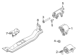 Ford F-350 Super Duty Engine Mount Bracket Diagram - LC3Z-6038-C