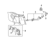 Ford Crown Victoria Gas Cap Diagram - 7W7Z-9030-A