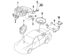 Ford Escort A/C Switch Diagram - F7CZ-19986-AA