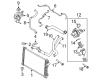 Ford Fusion Radiator Diagram - BH6Z-8005-B