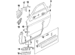 Ford Probe Door Moldings Diagram - F42Z6120938AA