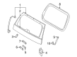 Ford Explorer Liftgate Lift Support Diagram - 4L2Z-78406A10-AA