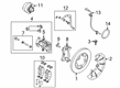 Ford Transit-150 Backing Plate Diagram - KK3Z-2C028-E