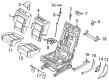 Lincoln Navigator Seat Covers Diagram - SL7Z-7863804-AD