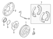 Ford Parking Brake Shoes Diagram - LU2Z-2V200-K