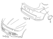 Ford Escape Parking Assist Sensor Diagram - CJ5Z-15K859-A