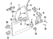 Lincoln Town Car Interior Door Handle Diagram - XW1Z-5421819-AA