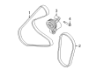 Ford Serpentine Belt Diagram - CP9Z-8620-AA