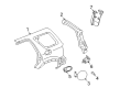 Ford Escape Fuel Door Diagram - 5L8Z-78405A26-AA