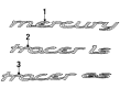 Mercury Tracer Emblem Diagram - F8KZ5442528AAA